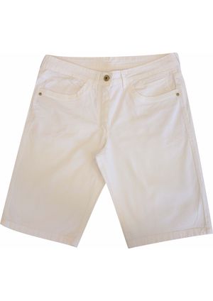 Bermuda Pau a Pique Color Branco