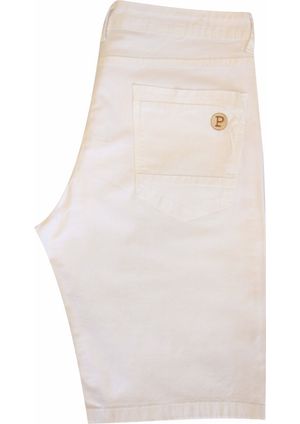 Bermuda Pau a Pique Color Branco