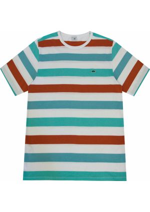 Camiseta Pau a Pique listrada Branco