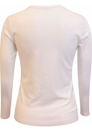Blusa Pau a Pique m/l básica Off White