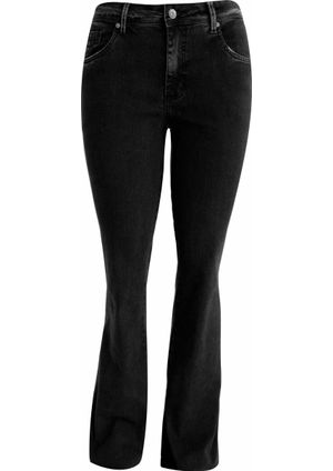 Calça Flare Jeans Pau a Pique Preto