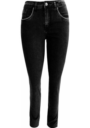 Calça Jeans Pau a Pique Preto