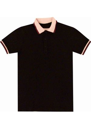 Camisa Pau a Pique Polo Preto