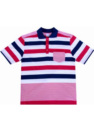 Camisa Pau a Pique Polo Azul Marinho