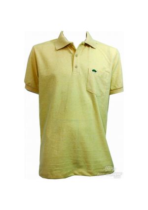 Camisa Pau a Pique Polo Amarelo Mescla