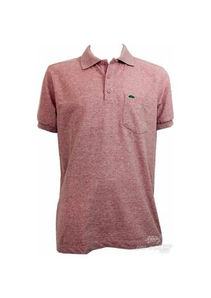 Camisa Pau a Pique Polo Vermelho Mescla
