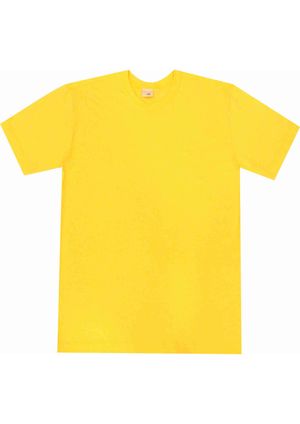 Camiseta Pau a Pique básica Amarelo