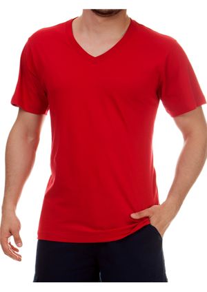 Camiseta Pau a Pique Masculina Vermelho