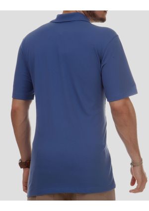 Camisa Pau a Pique Polo Azul