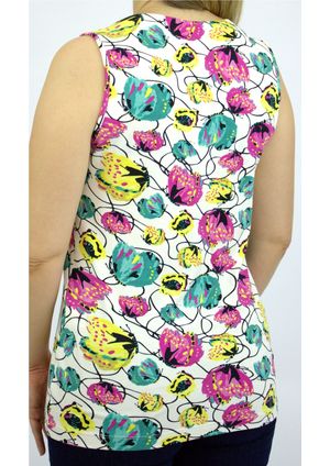 Regata Pau a Pique Estampada Color