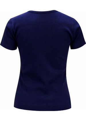 Baby look Pau a Pique Monise Azul Marinho