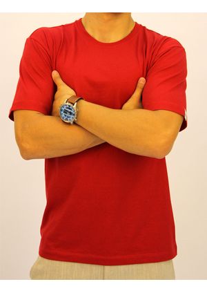 Camiseta Pau a Pique básica Vermelho