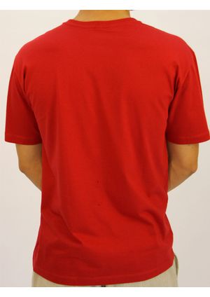 Camiseta Pau a Pique básica Vermelho