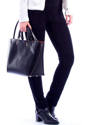 Calça Pau a Pique Veludo Cotele Preto