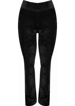 Calça Pau a Pique Veludo Cotele Preto
