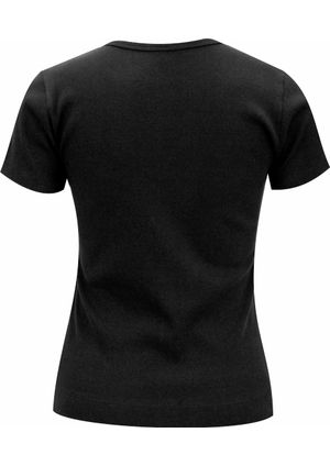 Baby look Pau a Pique Monise Preto