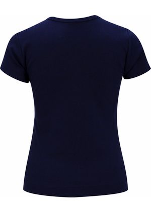 Baby look Pau a Pique Azul Marinho