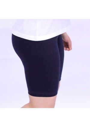 Bermuda Pau a Pique Cotton Azul Marinho