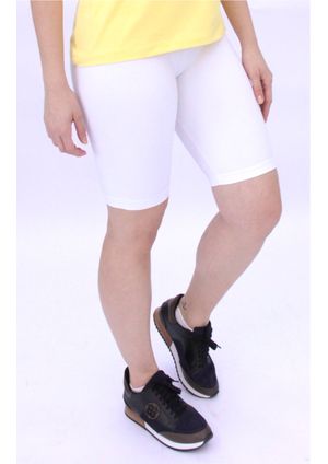 Bermuda Pau a Pique Cotton Branco
