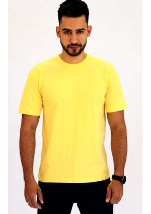 Camiseta Pau a Pique básica Amarelo