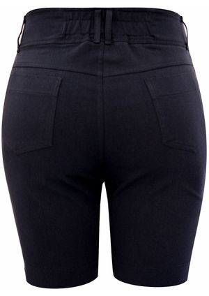 Shorts Pau a Pique Básico Sarja Azul Marinho