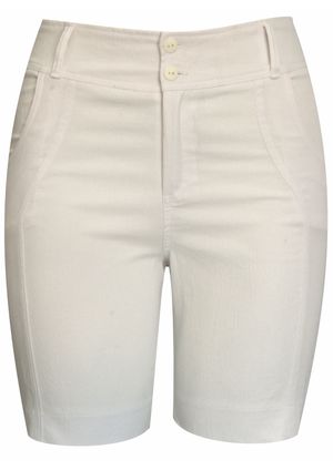 Shorts Pau a Pique Básico Sarja Branco