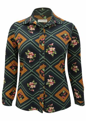Camisete Pau a Pique Estampada Verde