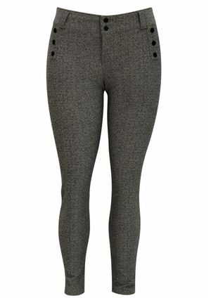 Calça  Pau a Pique Estampada Cinza