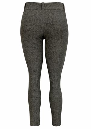 Calça  Pau a Pique Estampada Cinza