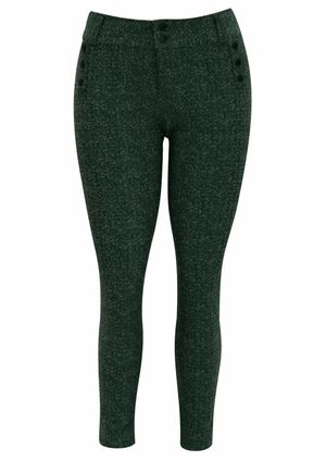 Calça  Pau a Pique Estampada Verde