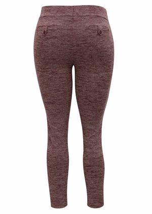 Calça Pau a Pique Jacquard Vinho