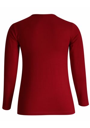 Blusa m/l Pau a Pique Básica Vermelho