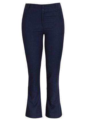 Calça Pau a Pique Linho Azul Marinho
