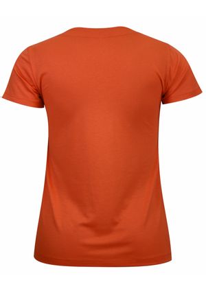 Blusa Pau a Pique Básica Manga Curta Laranja