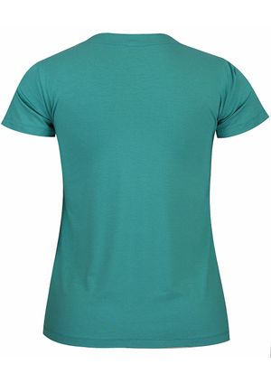 Blusa Pau a Pique Básica Manga Curta Turquesa