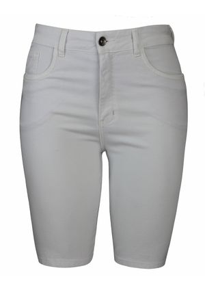 Bermuda Pau a Pique Jeans Branco