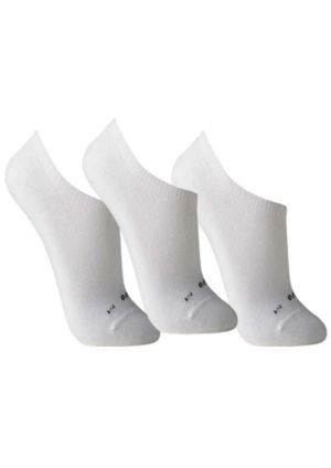 Kit 3 Meias LUPO Sport - Branco - 03270 | Pau a Pique