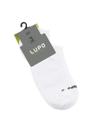 Kit 3 Meias LUPO Sport - Branco - 03270 | Pau a Pique