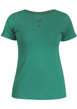 Blusa Pau a Pique Básica Turquesa