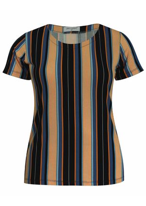 Blusa Pau a Pique Listrada Azul Marinho