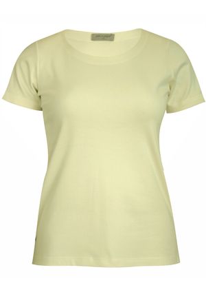 Blusa Pau a Pique Básica Manga Curta Off White