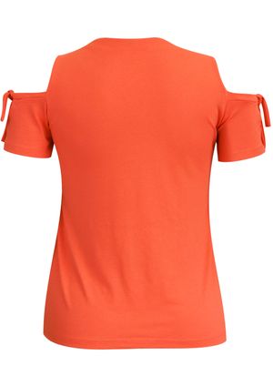 Blusa Pau a Pique Básica Coral