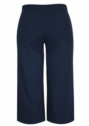 Calça Pau a Pique Pantacourt Básica Azul Marinho