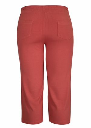 Calça Pau a Pique Pantacourt Básica Coral