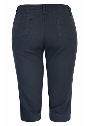 Calça Corsário Pau a Pique Básica Azul Marinho