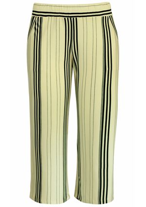 Calça Pau a Pique Pantacourt Listrada Off White