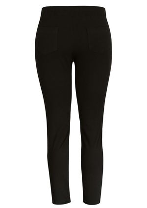 Calça Básica Pau a Pique Preto com Cinza