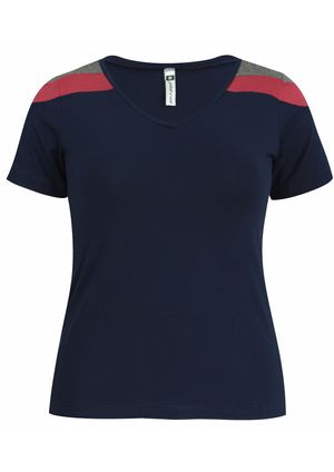 Blusa Pau a Pique Básica Azul Marinho
