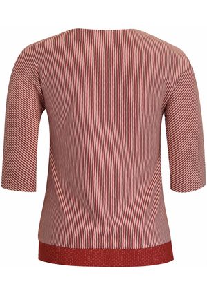 Blusa Pau a Pique Listrada Telha