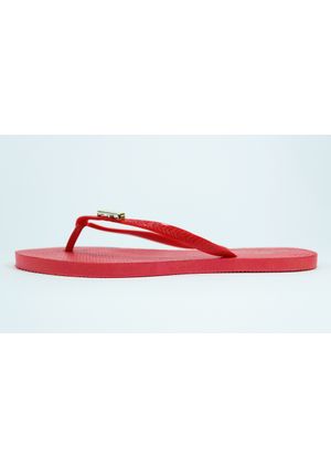 Kit de Chinelo e Necessáire Vermelho | Pau a Pique
